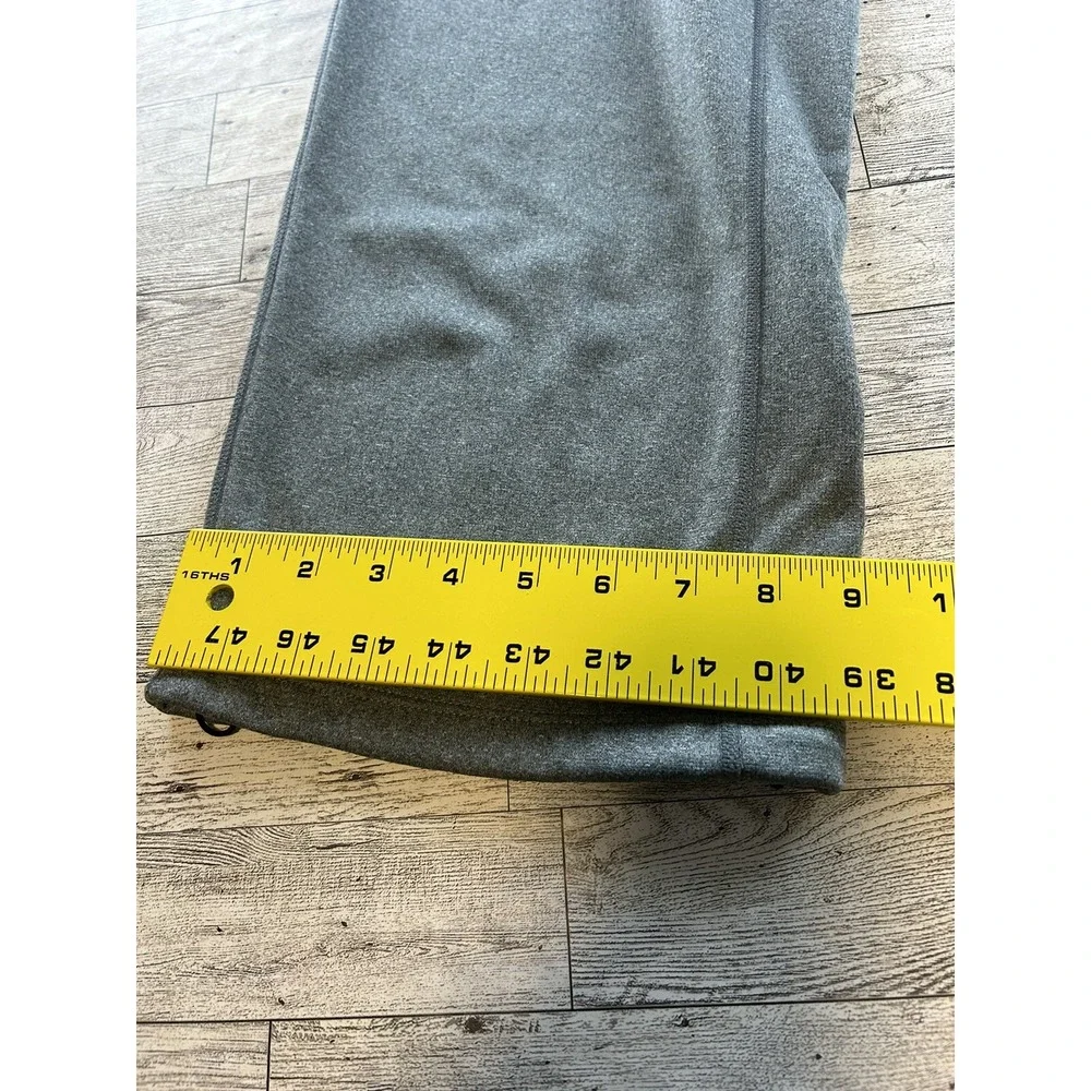 Nike Men's Gray Fleece Dri-Fit Sweatpants Sz L Pockets Elastic Waist Drawstring‎